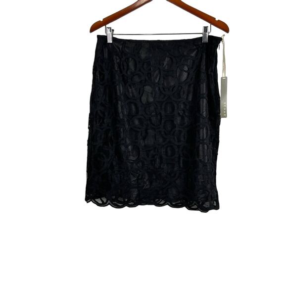 Vintage Kenar Black Lace Top & Skirt Set - 2 Pieces NWT - Picture 4 of 9